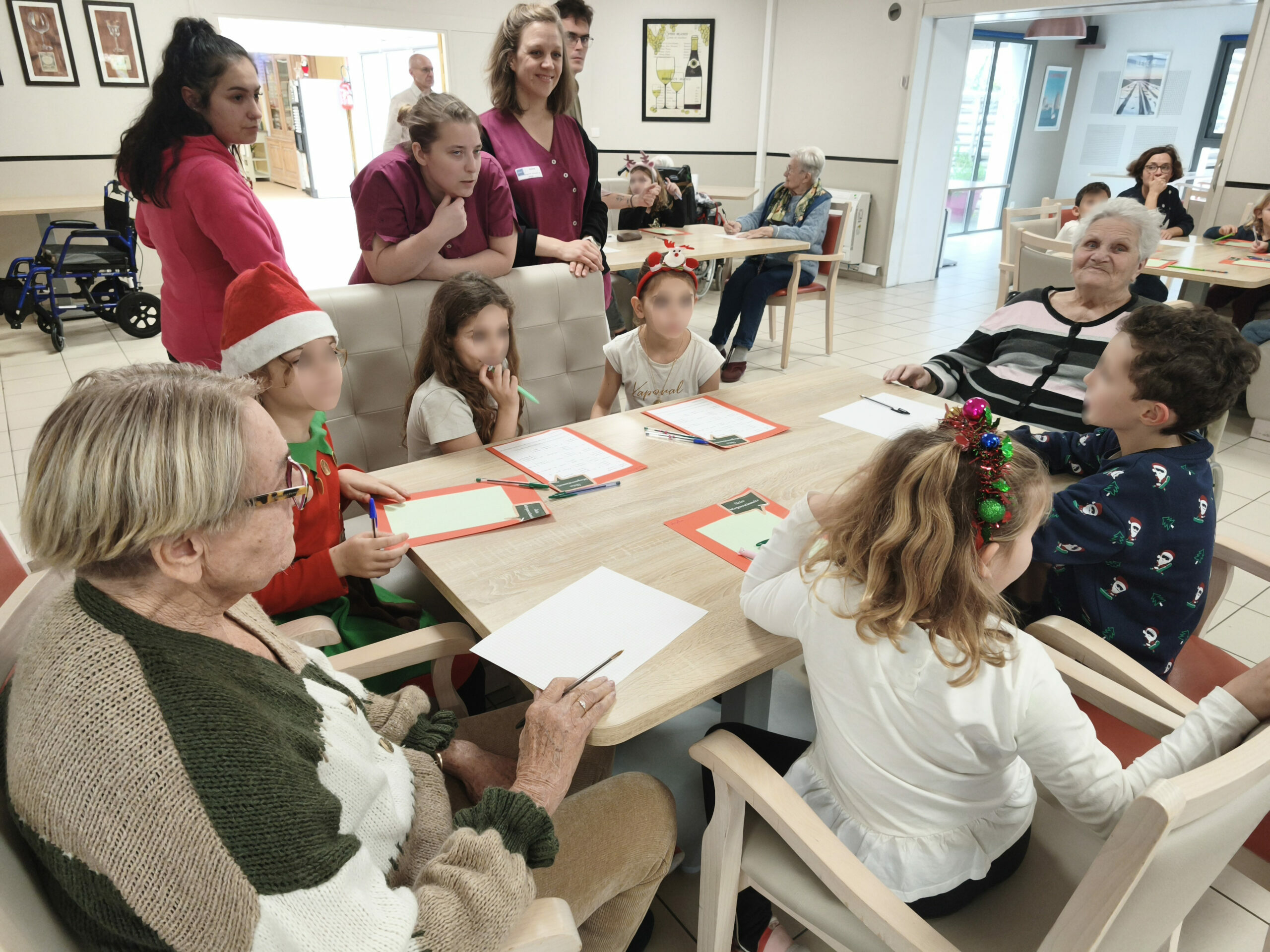 dictée intergénérationnelle